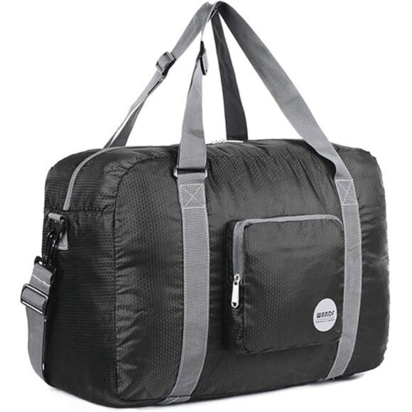 Airlines Personal Item Bag 18x14x8 Foldable Travel Duffel Carry on Weekender - Picture 7 of 7